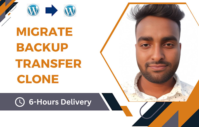 Gig Preview - Convert, transfer, migrate, or backup your wordpress website