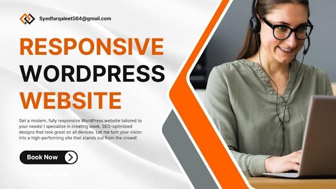 Gig Preview - Develop and design professional wordpress websites