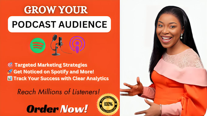 Gig Preview - Promote  your podcast to attract engaged listeners and boost visibility