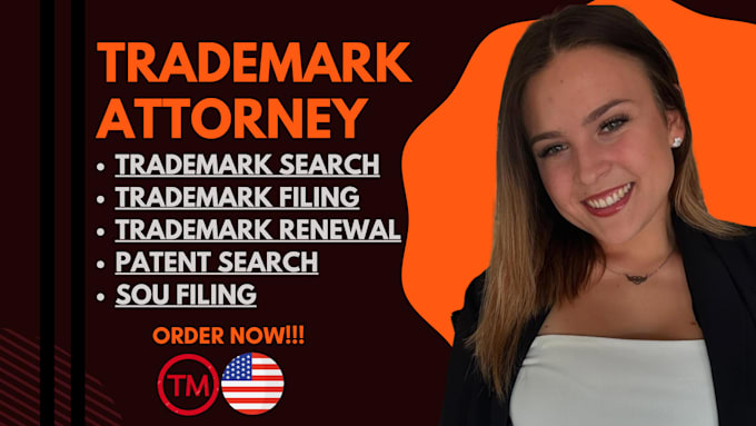 Gig Preview - Be your US trademark licensed attorney for trademark registration, search, sou