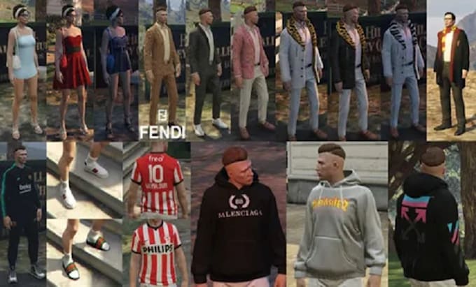 Bestseller - create custom fivem chain model, gun, cloth shop for gta v, fivem map, ped