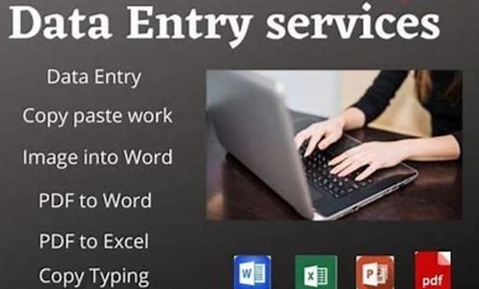 Bestseller - do good data entry, PDF to ms word or ms excel, banking entries, etc