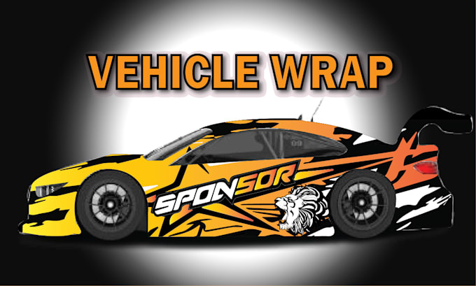 Gig Preview - Make creative car warp, racing car wrap for you