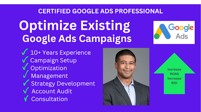 Gig Preview - Optimize google ads adwords PPC campaign