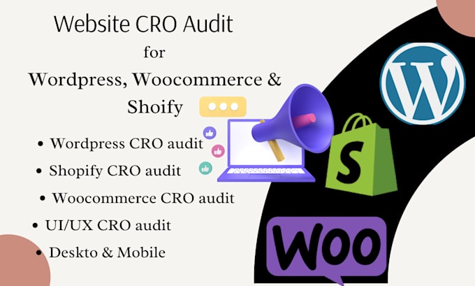 Gig Preview - Audit and review your wordpress, woocommerce and shopify store for cro