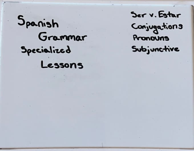 Bestseller - film a video about a specific spanish grammar