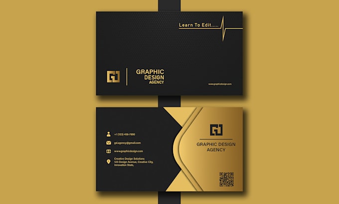 Gig Preview - Design professional luxury business card and visiting card