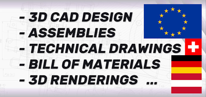 Gig Preview - Design 3d mechanical components, 2d drawings and assemblies