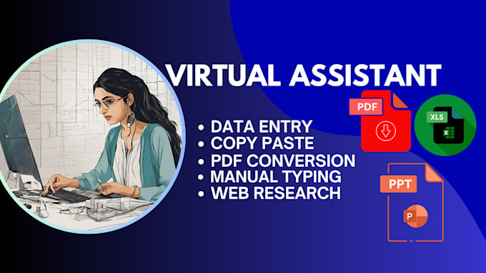 Bestseller - do data entry, web research, PDF to excel, typing, excel data entry