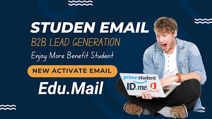 Gig Preview - Do student email, b2b lead generation and list building