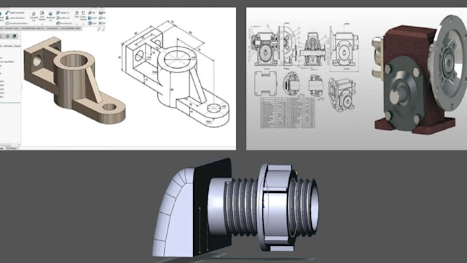 Gig Preview - Create 2d engineering drawings, mechanical drawings,