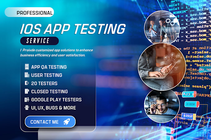 Gig Preview - Test and QA your app or website for bugs and usability, user testing 20 testers