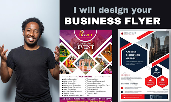 Gig Preview - Design a professional flyer or poster for your business in 24 hours