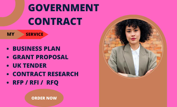 Gig Preview - Government contract, grant writing, contract research, rfq, grant, capability,