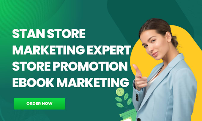 Gig Preview - Stan store marketing setup stan store promotion ebook marketing digital products