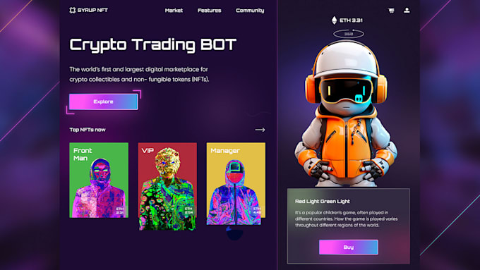 Gig Preview - Automated crypto trading bot, crypto trading bot, ai crypto trading bot, ai bot