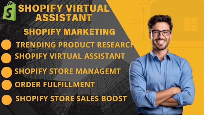 Gig Preview - Be your shopify virtual assistant store sales manager