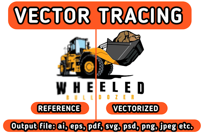 Gig Preview - Do vector tracing clean up vectorize your logo icon