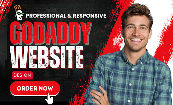 Gig Preview - Provide godaddy website design and development within 48 hours