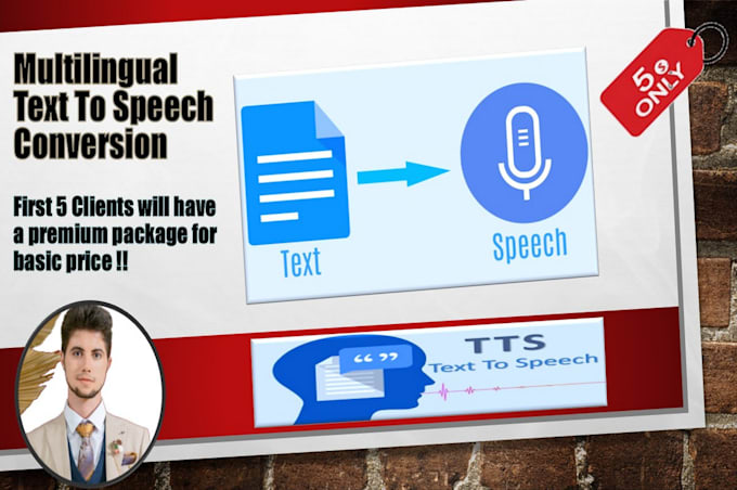 Gig Preview - Create text to speech ai voiceover with real human tts voice at cheap price