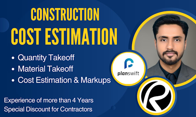 Gig Preview - Do cost estimation and material take off for all construction trades