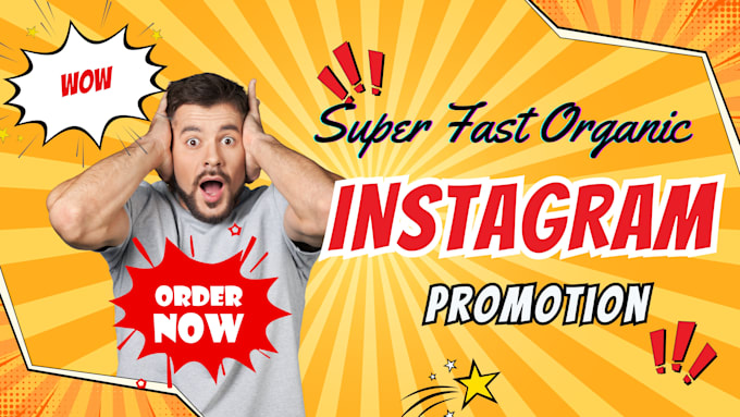 Gig Preview - Super fast instagram marketing, growth, organic promotion