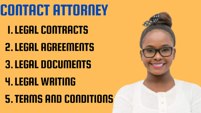 Gig Preview - Write powerful legal contracts, powerful legal agreements, and legal documents