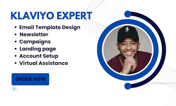 Gig Preview - Design klaviyo email template, klaviyo newsletter, landing page, campaign and VA