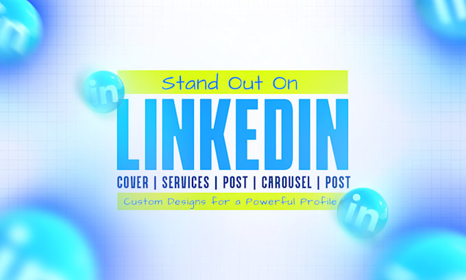 Gig Preview - Design linkedin banner, cover, post, carousel