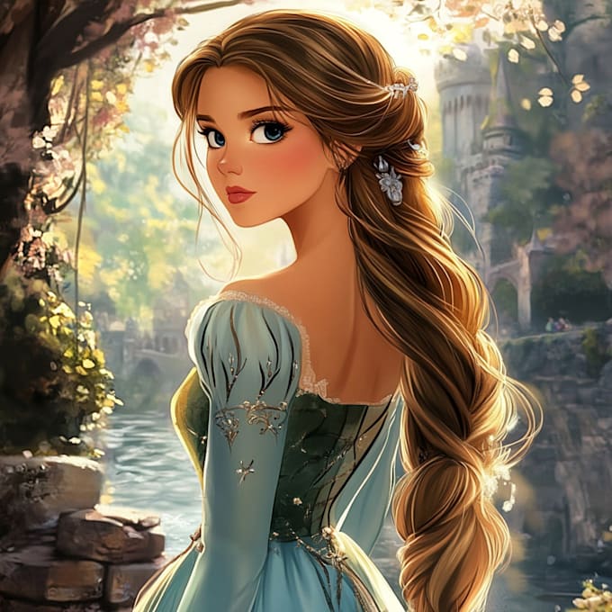 Bestseller - paint your cartoon portrait in disney style