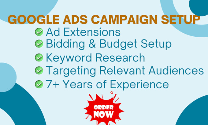 Gig Preview - Setup and manage your google ads campaigns PPC