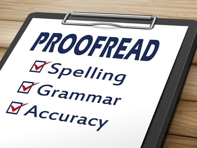 Gig Preview - Provide accurate proofreading, data entry, translation