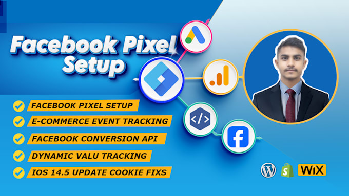 Gig Preview - Fix meta pixel or setup facebook conversion API, ga4 server side tracking by GTM