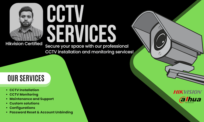 Gig Preview - Professionally setup and manage your cctv security system