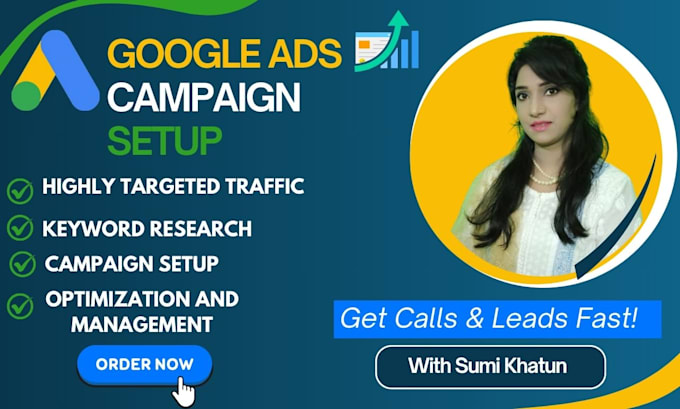 Gig Preview - Set up google ads for local business to get leads and calls