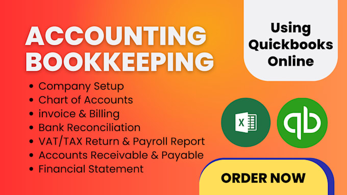 Bestseller - professionally setup quickbooks and manage bookkeeping