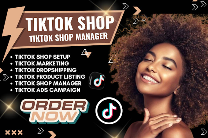 Gig Preview - Fix setup tiktok shop manage tik tok shop ads tiktok dropshipping tiktok manager