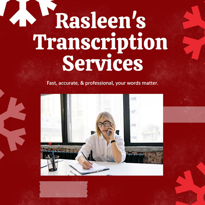 Bestseller - transcribe correct and quick, promise