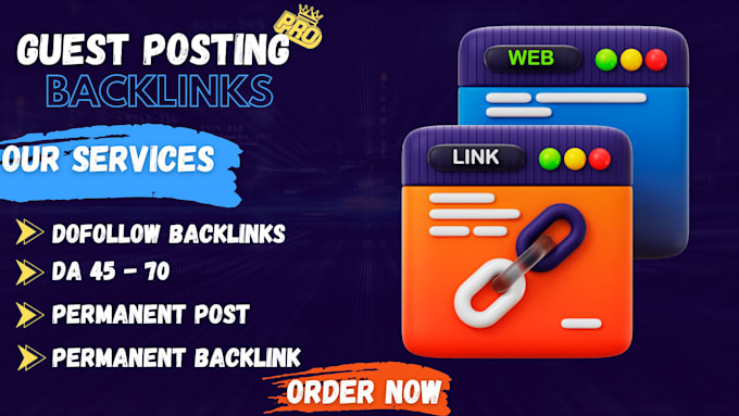 Gig Preview - Boost your SEO with premium high da guest posts  dofollow backlinks