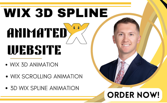 Gig Preview - Build wix 3d animated website, wix 3d watch, 3d spline animation, 3d interactive