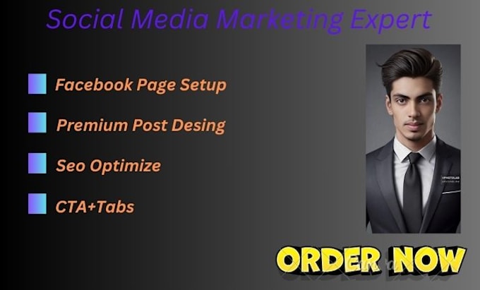 Gig Preview - Do create professional facebook business page setup