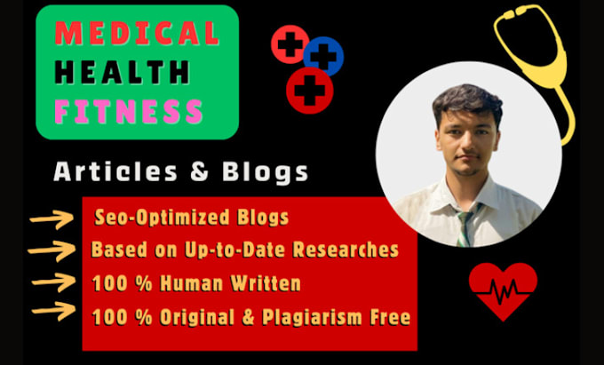 Bestseller - write science based medical articles and health blogs for you