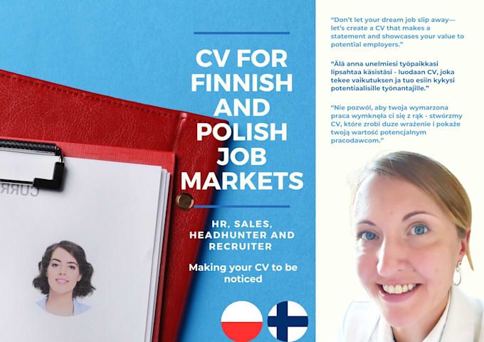 Bestseller - create a professional CV for finnish and polish job seekers