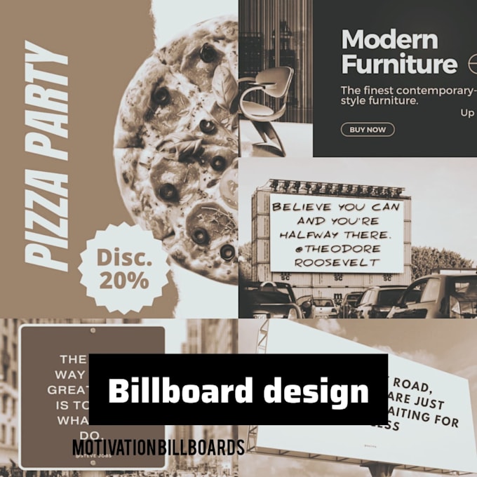 Bestseller - design the billboard, whetever the banner, signage