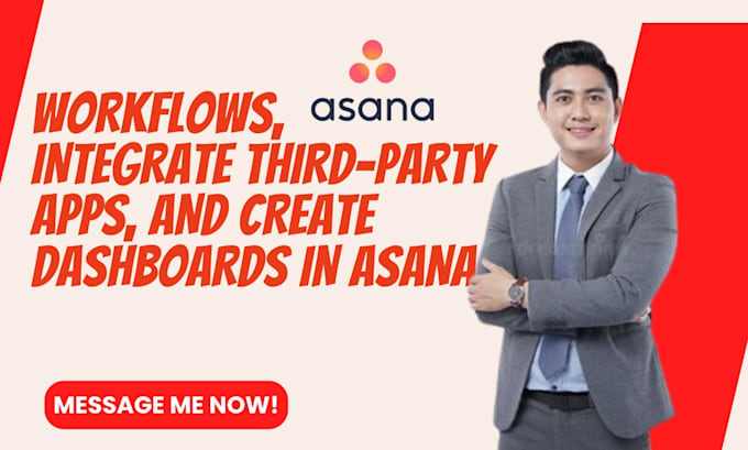 Gig Preview - Setup workflows, integrate third party apps, create dashboards in asana