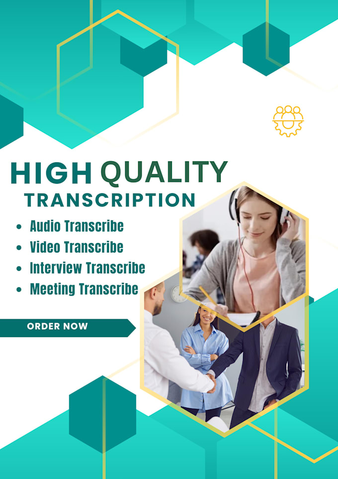 Gig Preview - Transcribe audio and do video transcription within 24 hours