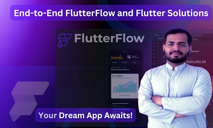 Gig Preview - Convert your ideas into functional apps with flutterflow