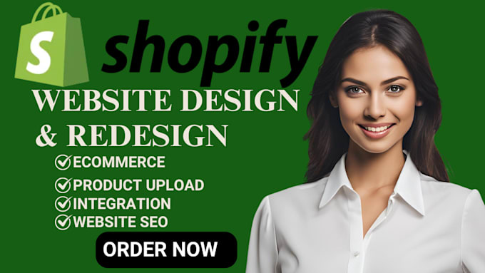 Gig Preview - Do shopify website redesign shopify website design shopify print on demand store