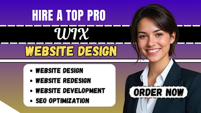 Bestseller - develop and design wix website, wix website redesign, and build wix website