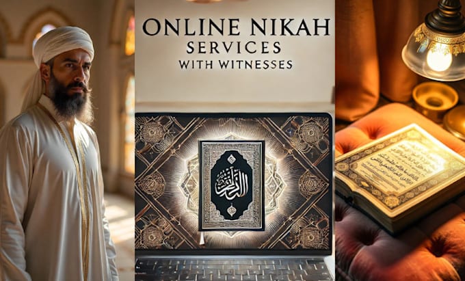 Gig Preview - Conduct online nikah and provide witness